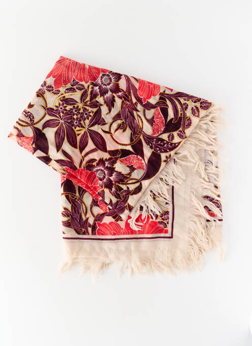 Foulard rose PIECES femme