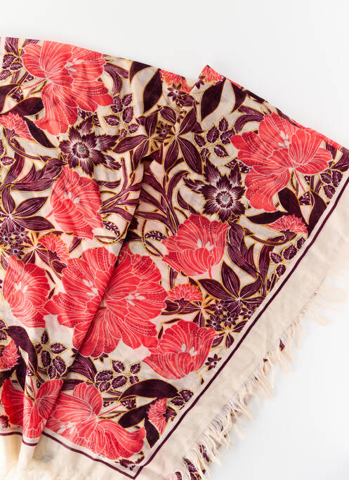 Foulard rose PIECES femme
