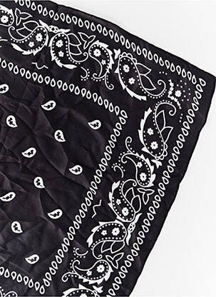 Foulard noir ZEB STYLE LAB  femme