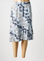 Jupe mi-longue bleu MULTIPLES femme seconde vue