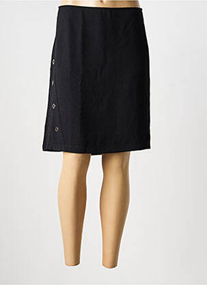 Jupe mi-longue noir MULTIPLES femme