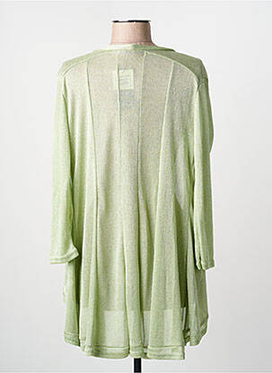 Gilet manches longues vert MULTIPLES femme