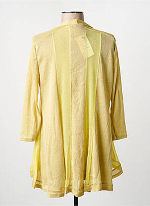 Gilet manches longues jaune MULTIPLES femme