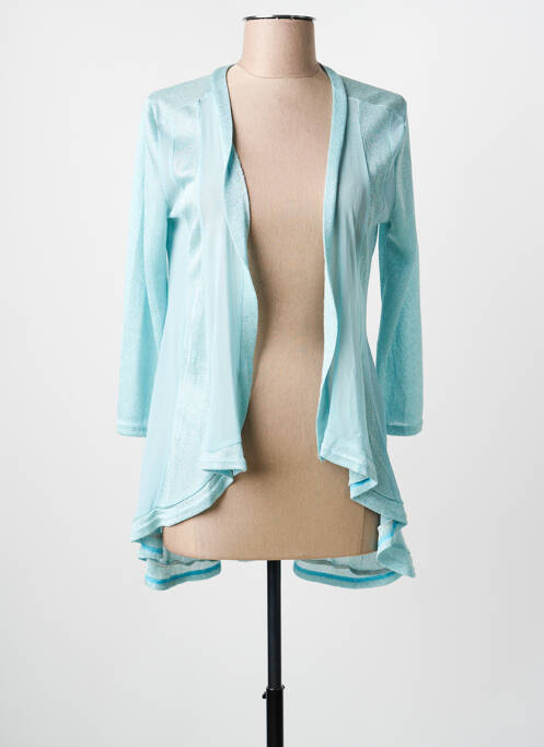 Gilet manches longues bleu MULTIPLES femme