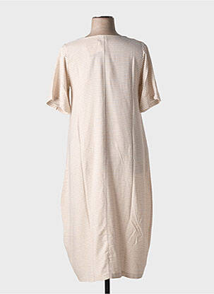Robe longue beige G!OZE femme