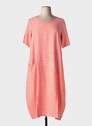 Robe longue rouge G!OZE femme