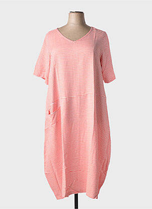 Robe longue rouge G!OZE femme