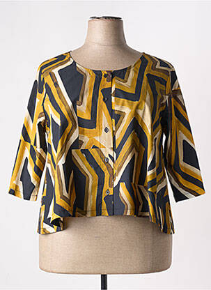 Chemisier marron G!OZE femme