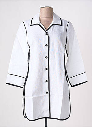 Tunique manches longues blanc MALOKA femme