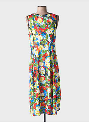 Robe mi-longue rouge MALOKA femme