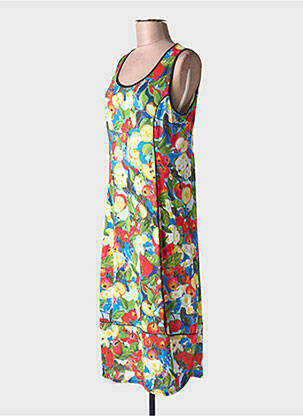 Robe mi-longue rouge MALOKA femme