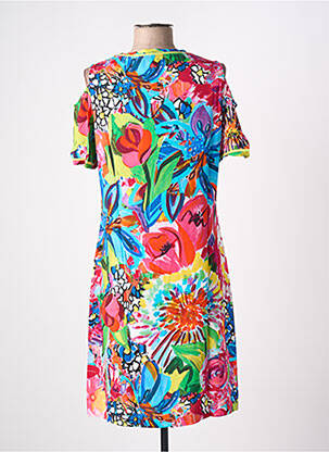 Robe mi-longue rose MALOKA femme