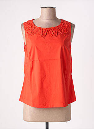 Top orange MALOKA femme