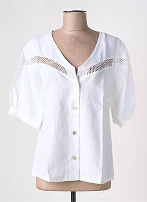 Chemisier blanc MALOKA femme