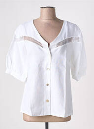 Chemisier blanc MALOKA femme