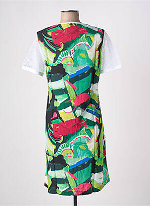 Robe mi-longue vert MALOKA femme