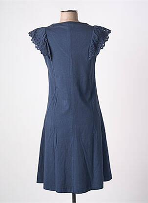 Robe mi-longue bleu MALOKA femme