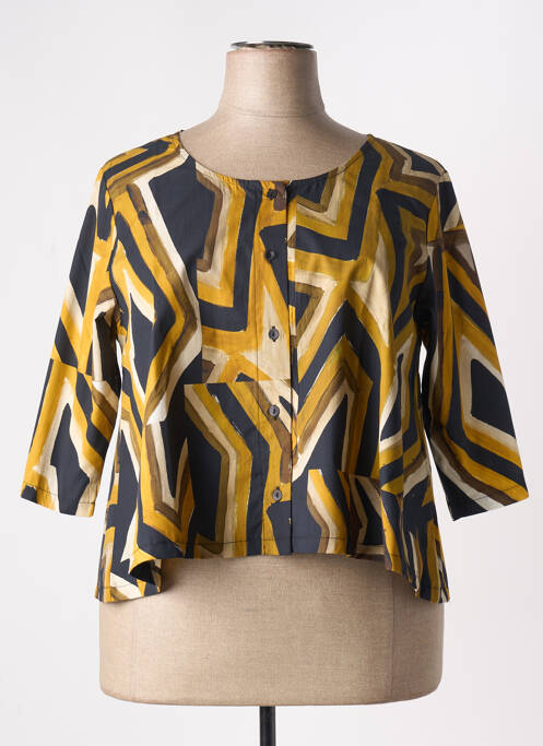 Chemisier marron G!OZE femme