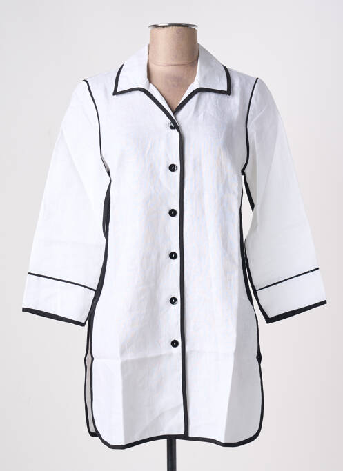 Tunique manches longues blanc MALOKA femme