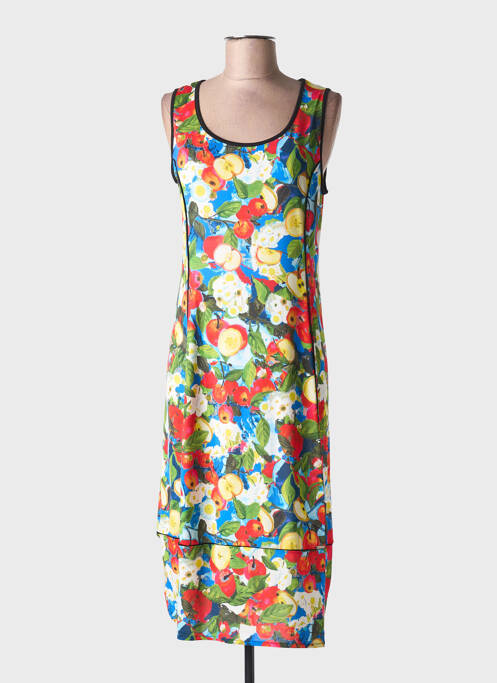 Robe mi-longue rouge MALOKA femme