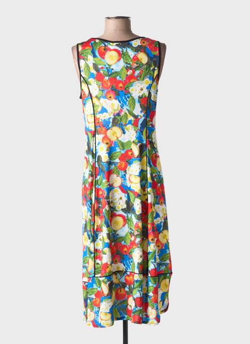 Robe mi-longue rouge MALOKA femme