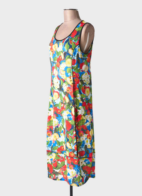 Robe mi-longue rouge MALOKA femme