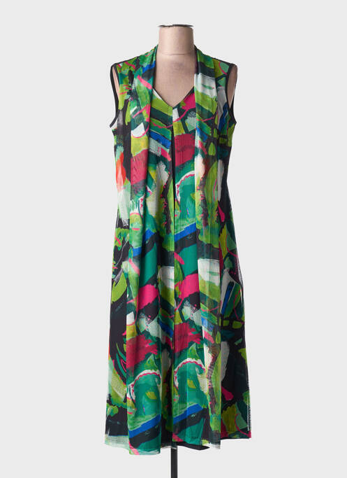 Robe mi-longue noir MALOKA femme