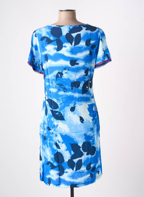 Robe mi-longue bleu MALOKA femme