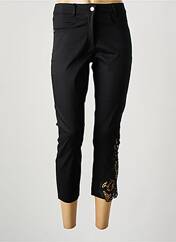 Pantalon 7/8 noir MALOKA femme seconde vue