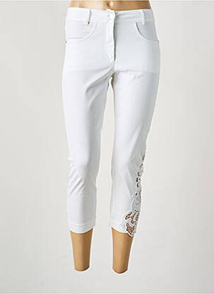 Pantalon 7/8 blanc MALOKA femme
