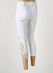 Pantalon 7/8 blanc MALOKA femme seconde vue