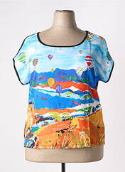 Top bleu MALOKA femme seconde vue