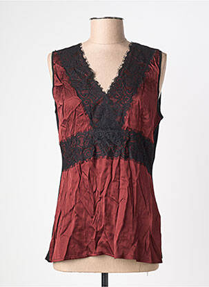 Top rouge ASTRID BLACK LABEL femme