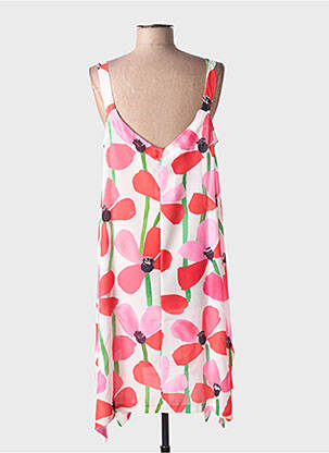 Robe mi-longue rose G!OZE femme