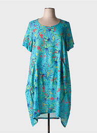 Robe mi-longue vert G!OZE femme