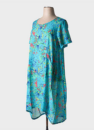 Robe mi-longue vert G!OZE femme