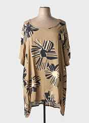 Tunique manches courtes marron G!OZE femme seconde vue