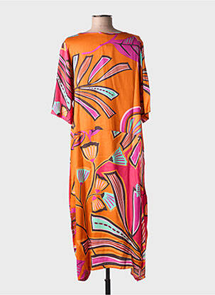 Robe longue orange G!OZE femme