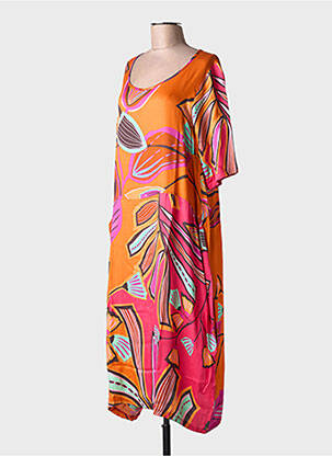 Robe longue orange G!OZE femme