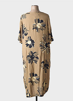 Robe longue marron G!OZE femme