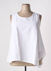 Tunique sans manche blanc G!OZE femme seconde vue