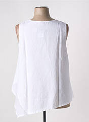 Tunique sans manche blanc G!OZE femme seconde vue