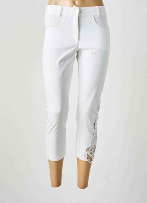 Pantalon 7/8 blanc MALOKA femme