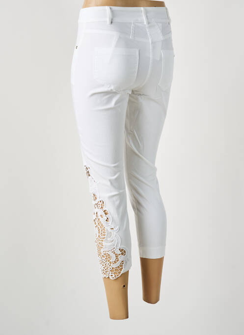 Pantalon 7/8 blanc MALOKA femme