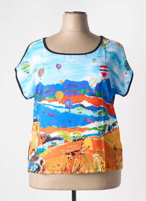 Top bleu MALOKA femme