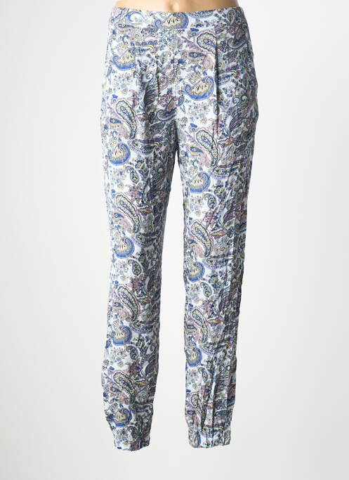 Pantalon slim bleu MANGO femme