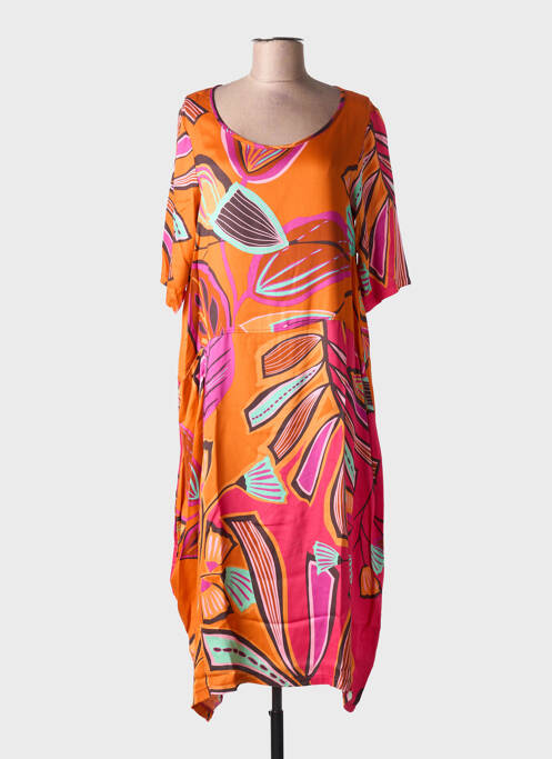 Robe longue orange G!OZE femme