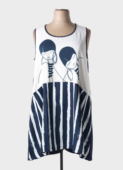 Robe mi-longue bleu G!OZE femme