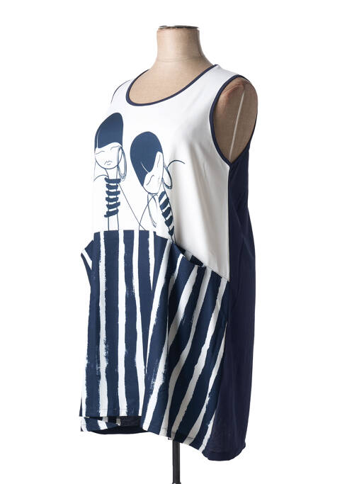 Robe mi-longue bleu G!OZE femme