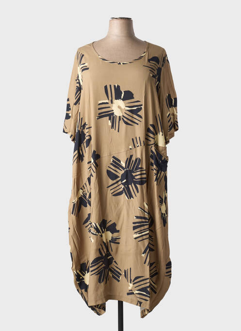 Robe longue marron G!OZE femme